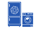 Buitinės technikos atsarginės dalys - šaldytuvai, viryklės, skalbimo mašinos